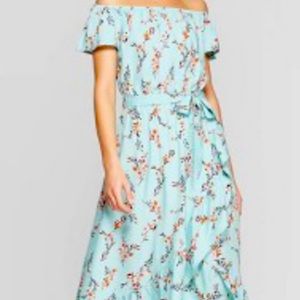 Xhilaration off the shoulder peasant dress